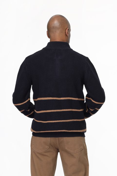 Regular Fit Pullover Dark Blue - Image 4