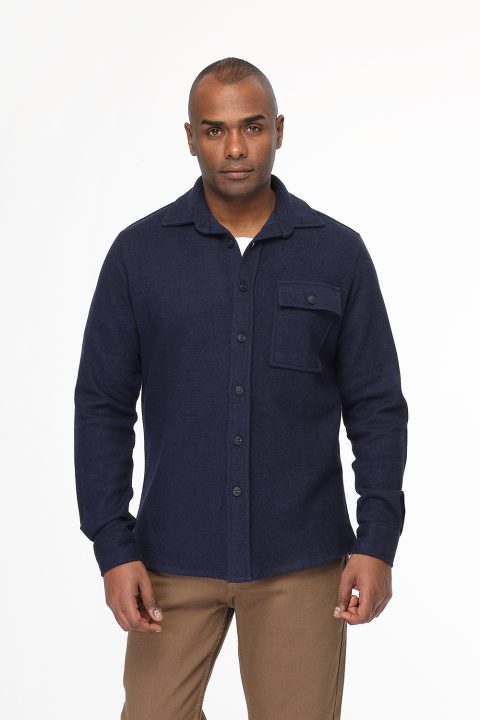 Regular Fit Shirt Dark Blue - Image 6