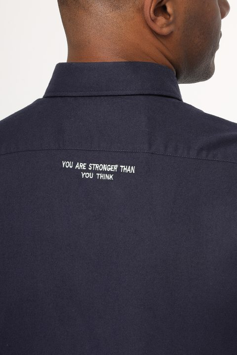 New Fit Shirt Dark Blue - Image 5