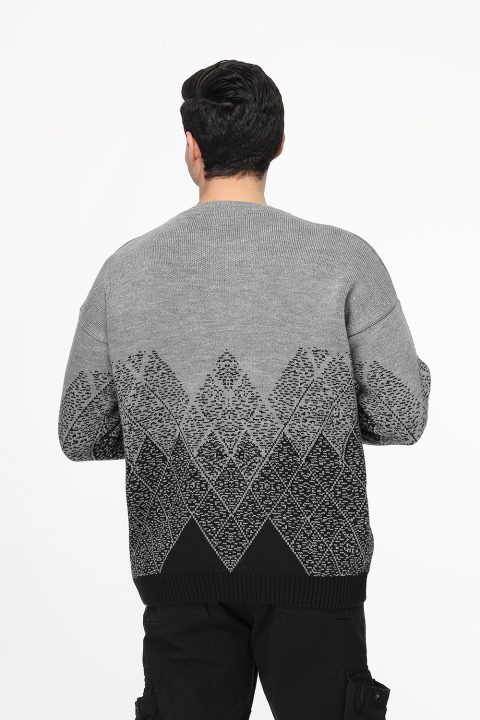 Over Size  Pullover Gray - Image 4