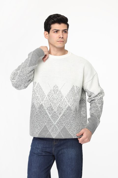 Over Size  Pullover Gray