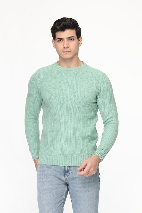 Regular Fit Pullover Light Green