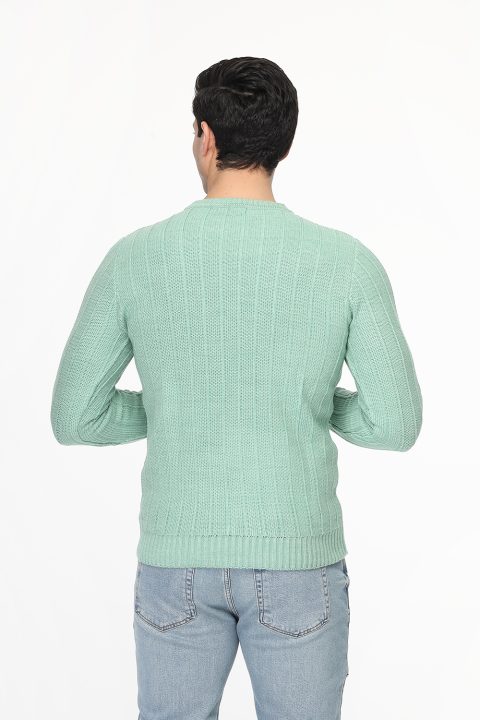 Regular Fit Pullover Light Green - Image 4