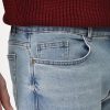 Slim Straight Fit Trousers Jeans Light Blue - Image 2