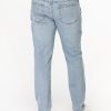 Slim Straight Fit Trousers Jeans Light Blue - Image 5