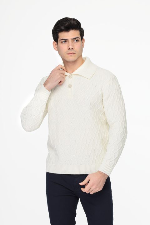 Regular Fit Pullover Beige - Image 3