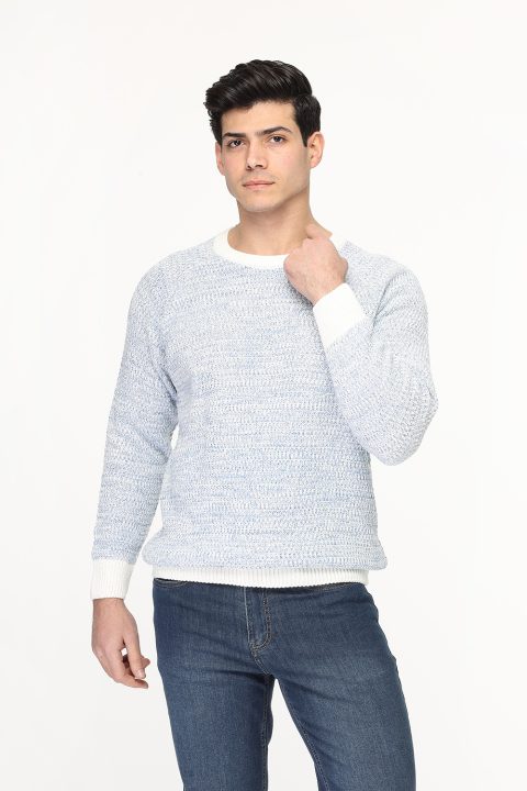 Regular Fit Pullover Light Blue - Image 3