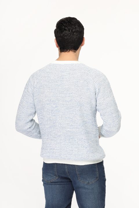 Regular Fit Pullover Light Blue - Image 4