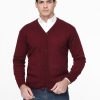 Regular Fit Pullover Maroon - Image 3
