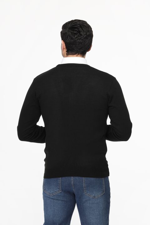 Regular Fit Pullover Black - Image 4