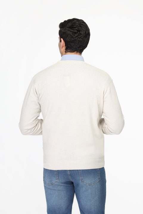 Regular Fit Pullover Beige - Image 5