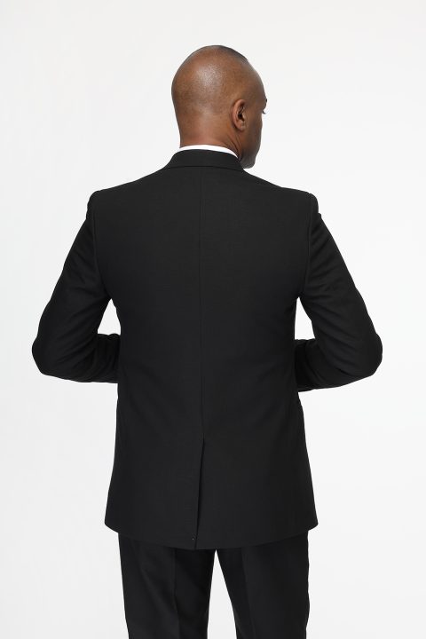 Slim Fit Suit Black - Image 4