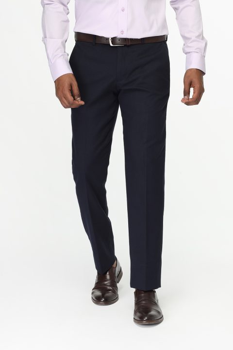 Straight Fit Classic Pants Dark Blue