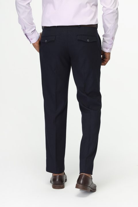 Straight Fit Classic Pants Dark Blue - Image 5