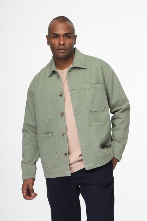 Jacket Gabardine Regular Fit Green