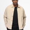 Jacket Gabardine Regular Fit Beige