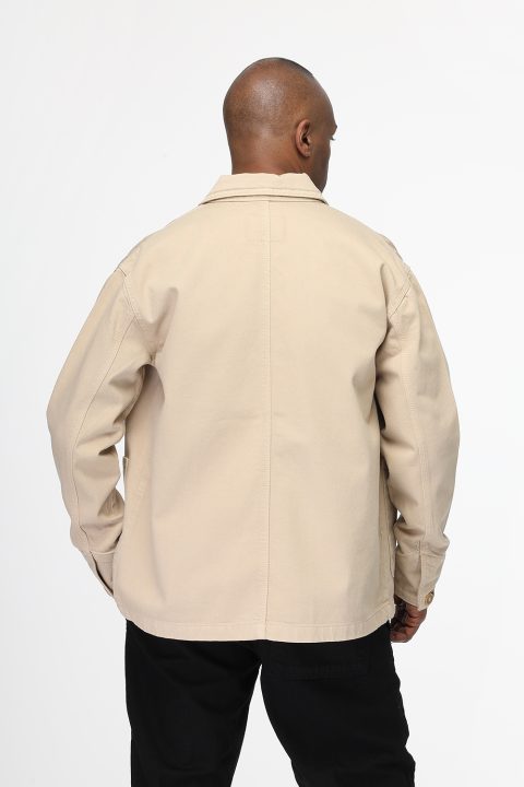 Jacket Gabardine Regular Fit Beige - Image 4