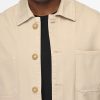 Jacket Gabardine Regular Fit Beige - Image 2