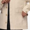 Jacket Gabardine Regular Fit Beige - Image 5