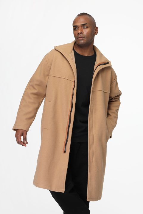 Over Size Coat Beige - Image 3