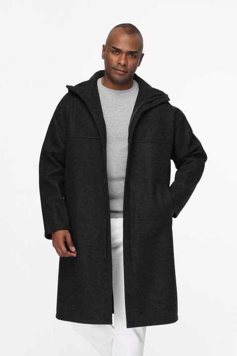 Over Size Coat Gray