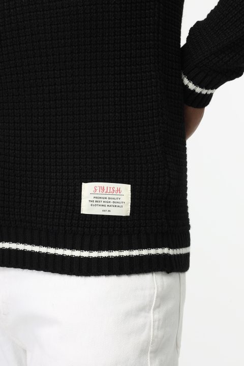 Regular Fit Pullover Black - Image 5