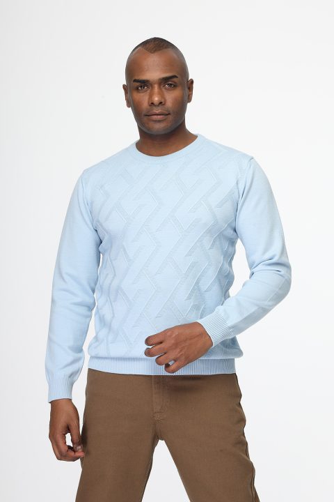 Regular Fit Pullover Light Blue