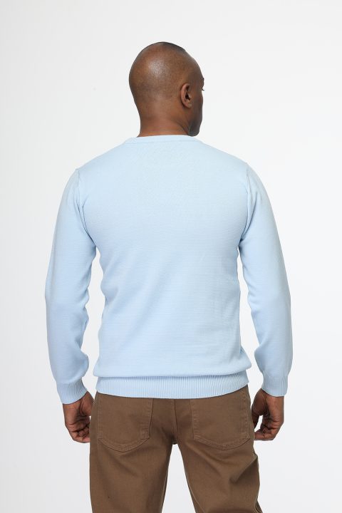 Regular Fit Pullover Light Blue - Image 4