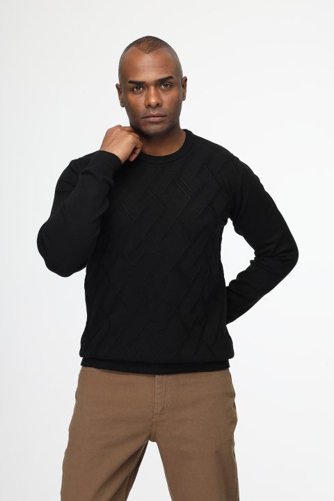 Regular Fit Pullover Black - Image 3