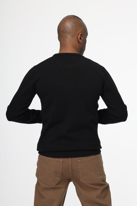 Regular Fit Pullover Black - Image 4