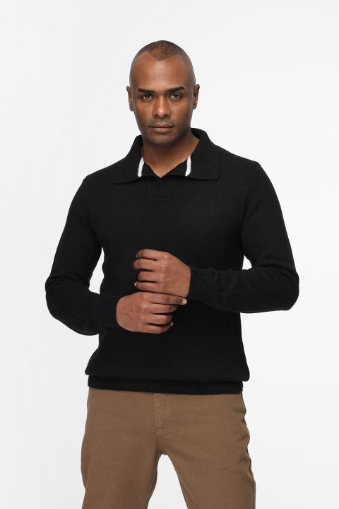 Regular Fit Pullover Black