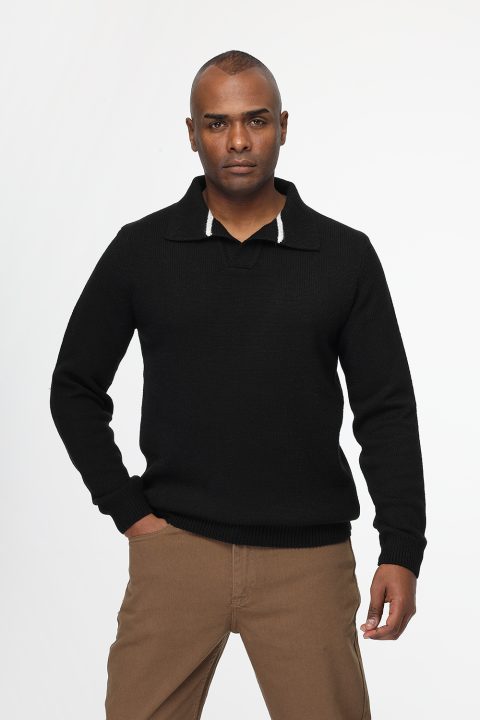 Regular Fit Pullover Black - Image 3