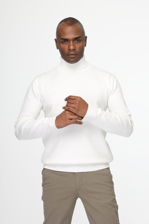 Regular Fit Pullover Off White - Image 3