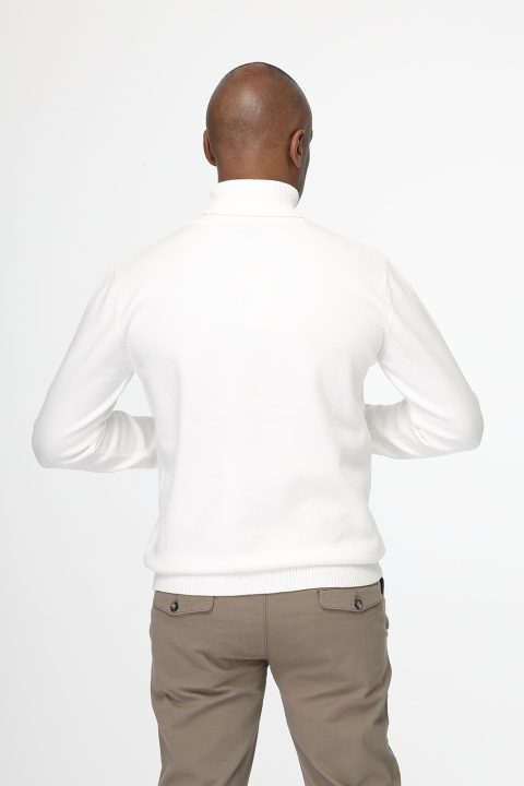 Regular Fit Pullover Off White - Image 4