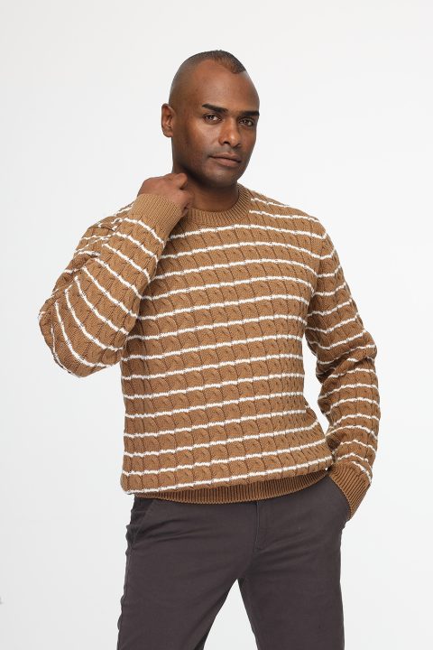 Regular Fit Pullover Beige - Image 3