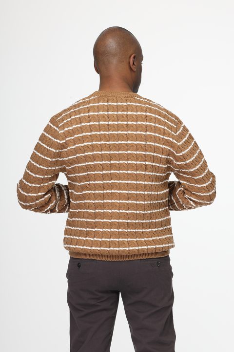 Regular Fit Pullover Beige - Image 4