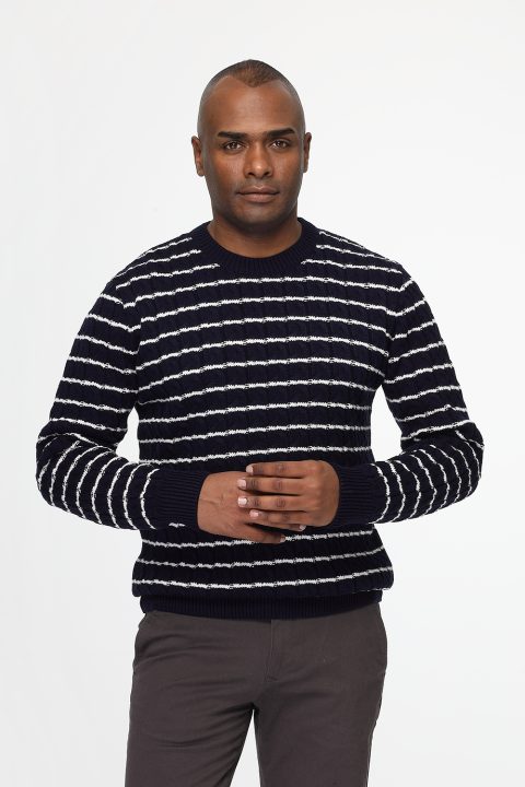 Regular Fit Pullover Dark Blue