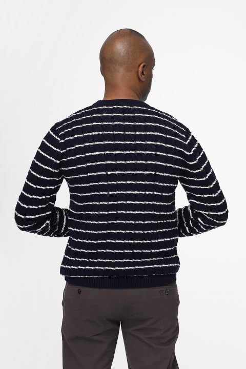 Regular Fit Pullover Dark Blue - Image 4