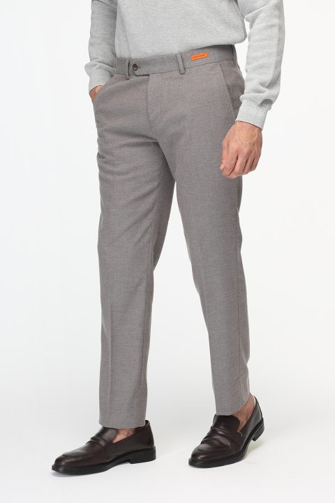 Straight Fit Classic Pants Beige - Image 3