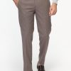Straight Fit Classic Pants Brown