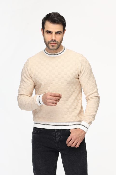 Regular Fit Pullover Beige