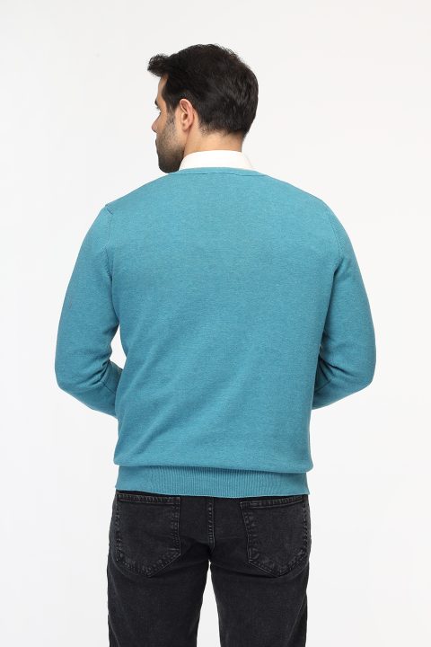 Regular Fit Pullover V Green - Image 5