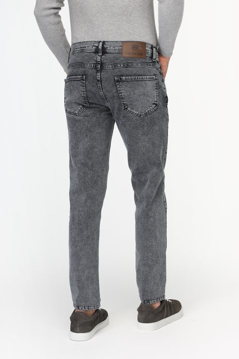 Slim Fit Trousers Jeans Gray - Image 4