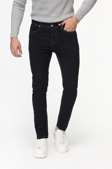 Slim Fit Trousers Jeans Dark Blue