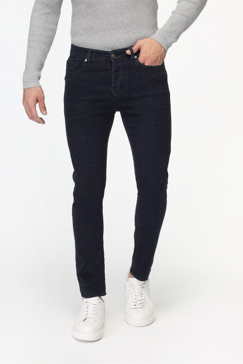 Slim Fit Trousers Jeans Dark Blue