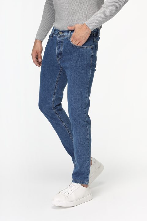 Slim Fit Trousers Jeans Light Blue - Image 3