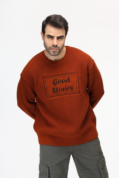 Over Size Pullover Orange