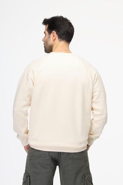 Regular Fit Sweat Shirt Beige - Image 4