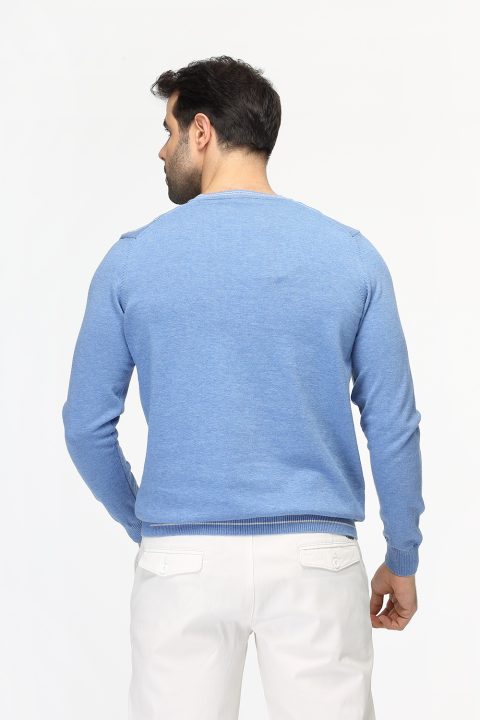 Regular Fit Pullover Blue - Image 4