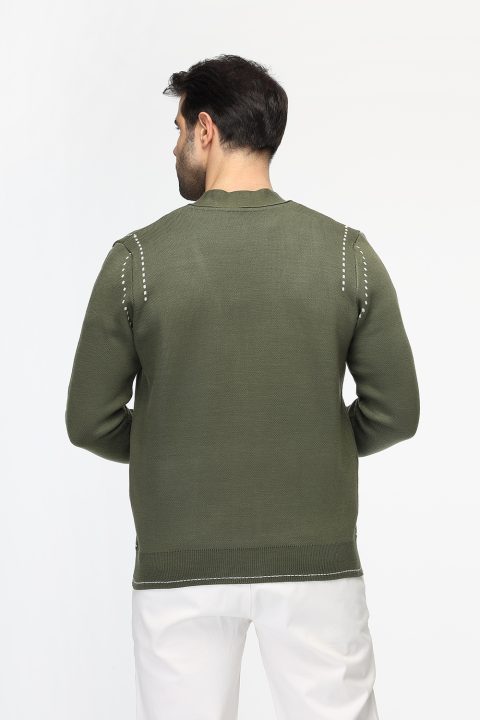 Regular Fit Pullover Green - Image 4